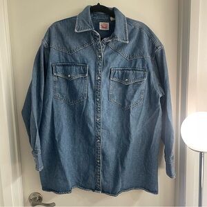 Levi's Classic Blue Denim Shirt